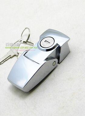 DKS-1搭扣锁亮白色锁扣 DK604镀亮铬箱扣 电柜箱设备箱尾箱扣通开