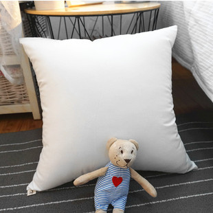 【棉棉工作室】超饱满高弹全棉纯棉面料靠枕抱枕枕芯方枕芯