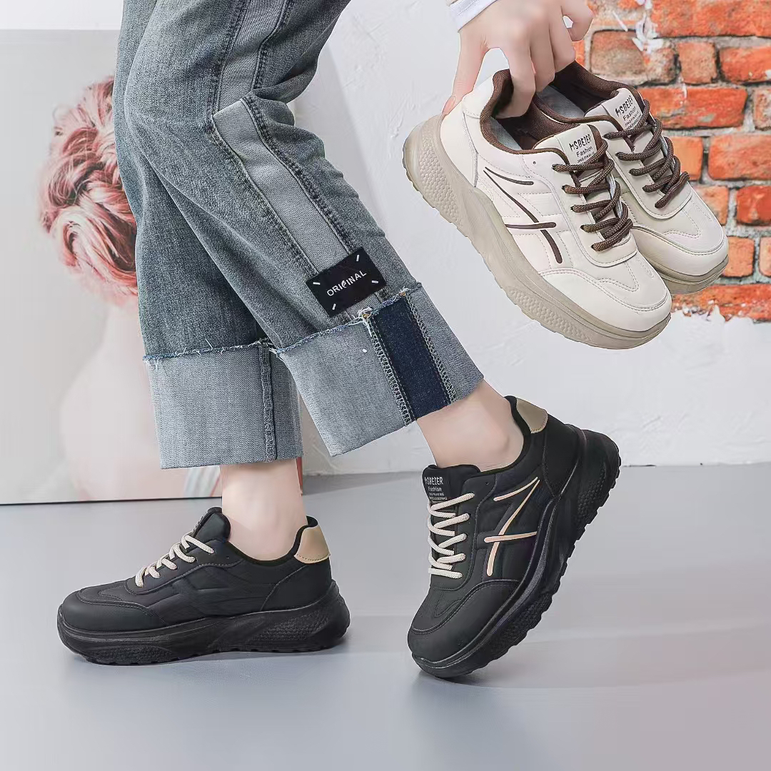 匡宏2025新款超轻休闲女士运动舒适平底百搭女鞋