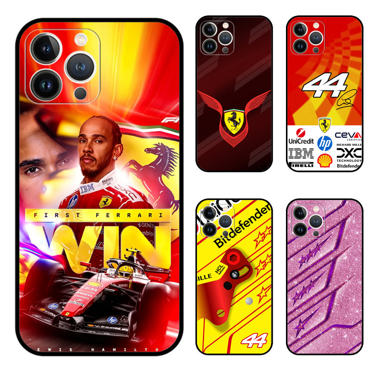 f1法拉利车队老汉密尔顿手机壳适用于苹果14iPhone17promax华为Nova16荣耀400oppo真我vivoy500i小米15mate90