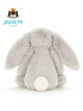 Jellycat, застенчивый серебряный плюшевый кролик, успокаивающая кукла, игрушка, Великобритания, свадебный подарок