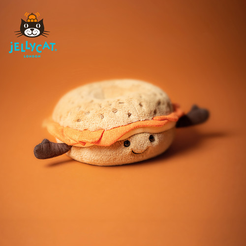 Jellycat趣味贝果毛绒玩具
