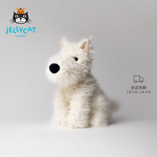 英国Jellycat门罗苏格兰梗毛绒玩具西高地小狗玩偶公仔娃娃礼物