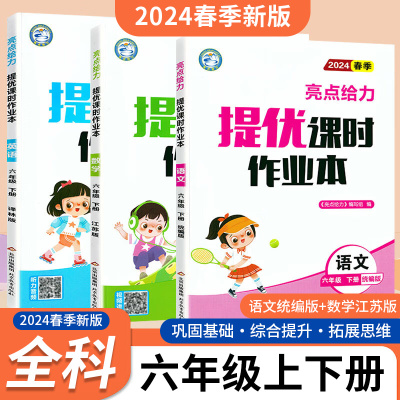 2024新版亮点给力提优课时作业本