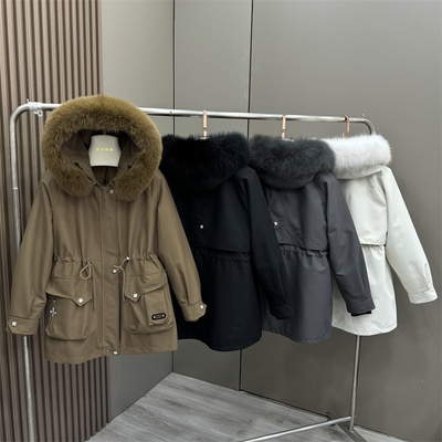 连帽中长款加厚MMJ冬季外套