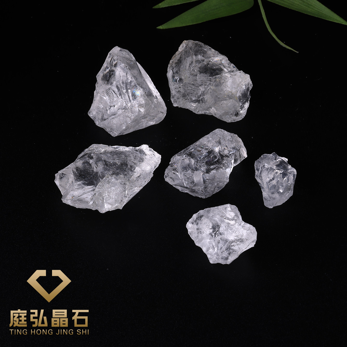 天然高透白水晶原石块阿赛白水晶香薰石矿香石鱼缸石消磁净化水晶