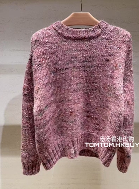 香港正品代购 Rohe 25秋冬新款 圆领长袖宽松套头针织衫