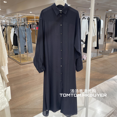 香港正品代购 Le17septembre 25春夏 配腰带衬衣式连衣裙长裙