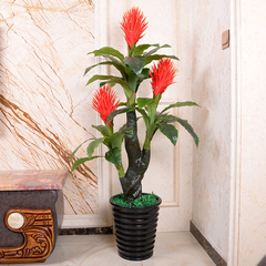 Hoa mô phỏng, may mắn, phòng khách, cây mô phỏng, cây trồng trong chậu, đồ trang trí cây xanh, hoa giả, trang trí cây cảnh, cây giả đứng sàn giả hạc tím