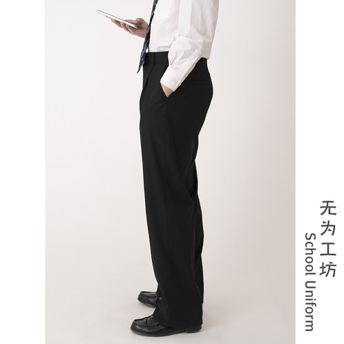 dk制服长裤纯黑色日系其他/other
