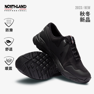 专业户外耐磨徒步鞋 减震鞋 男跑步鞋 诺诗兰2023秋登山鞋 NLSDH5504S