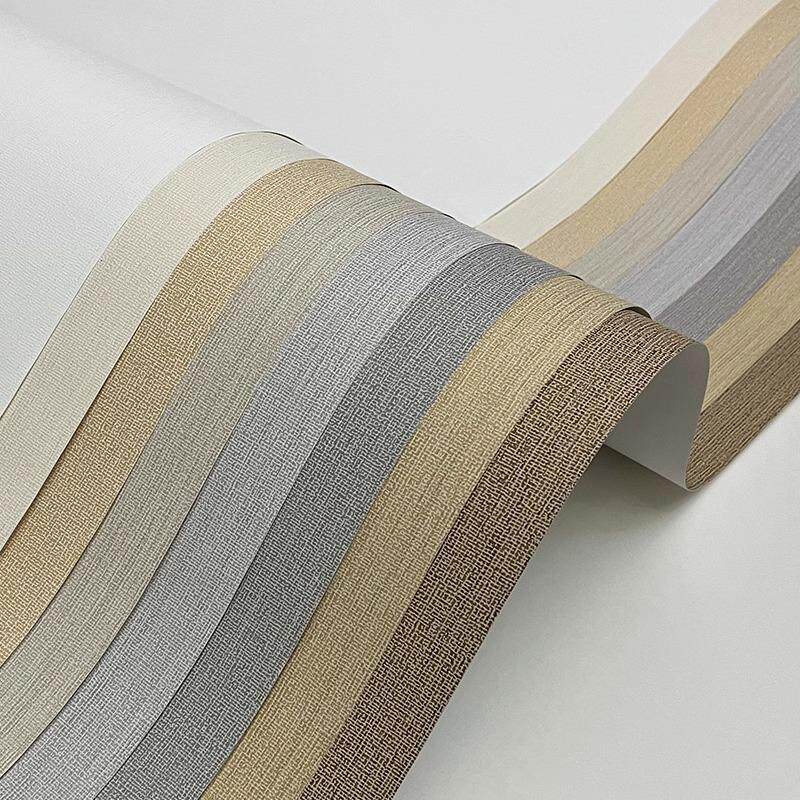 日式纯色素色麻纹3d立体浮雕墙纸防水防潮壁纸家用客厅背景墙