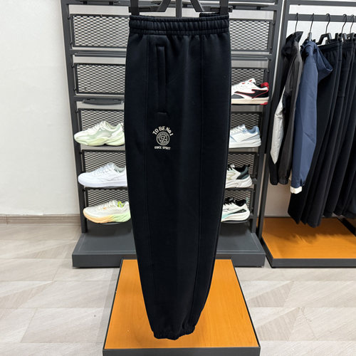 鸿星尔克男舒适宽松收口针织长裤