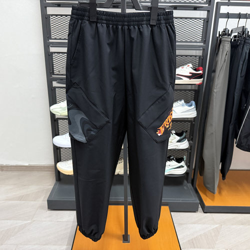 鸿星尔克男中大童新年运动长裤