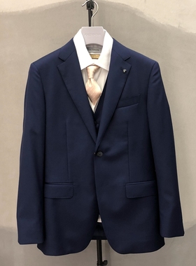 2023新款卡尔丹顿专柜春季正品男士羊毛套西西服 KDAL01601DBN5