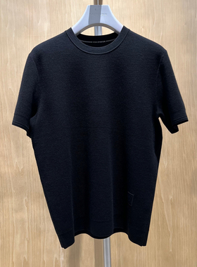 2025秋季新款卡尔丹顿专柜正品男装短袖羊毛衫2色KFBW14409RAB1