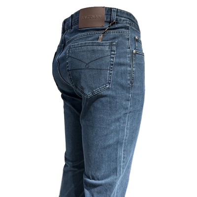 2022新款卡尔丹顿专柜秋季正品男装休闲水洗牛仔裤 KCBW12333NAN8