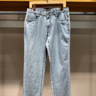 BOSSsunwen专柜正品2026春夏新款男士休闲牛仔裤长裤M621JS014