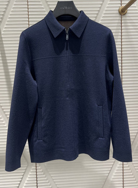 24新款卡尔丹顿正品秋冬男装外套休闲羊毛夹克上衣 KEBW24313FAN7