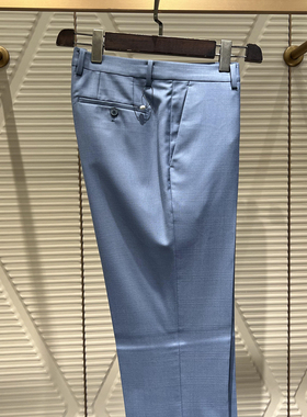 2024新款卡尔丹顿专柜春季正品男士套西羊毛西裤 KEBS12601NYG2