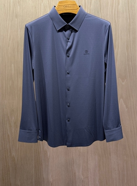 Satchi沙驰专柜正品春夏翻领长袖针织衬衫T恤2色88RMB8415001