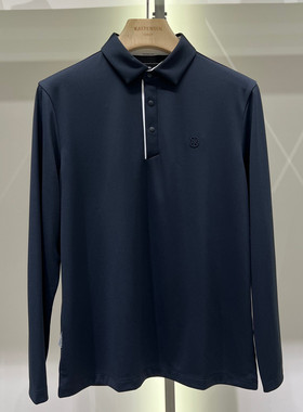 2025秋冬季新款卡尔丹顿专柜正品男装长袖T恤衫3色SFMW10516FAV5