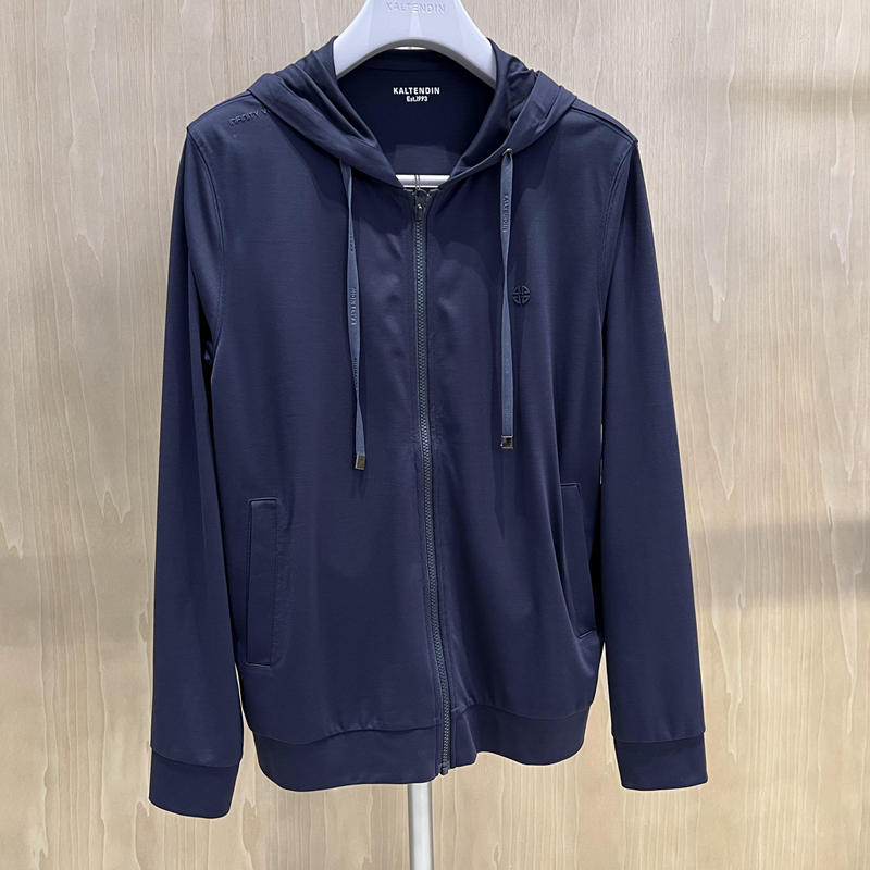 2024新款卡尔丹顿专柜正品春季男士针织休闲上衣KEBS11702FAD5