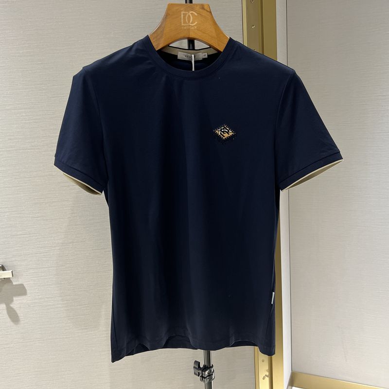 迪赛DEICAE专柜夏季新款正品男装短袖针织衫休闲T恤衫112121202