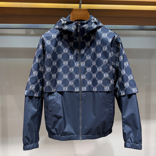 博斯绅威正品BOSSsunwen秋季时尚男士上衣防风夹克153134280690