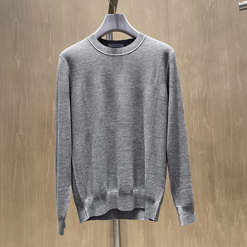 2022新款卡尔丹顿专柜秋季正品男装长袖羊毛衫毛衣 KCBW54105RAG5