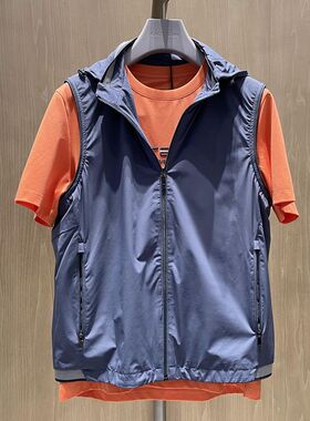 2023新款卡尔丹顿专柜春季正品男装背心马甲外套2色KDBS35001FA