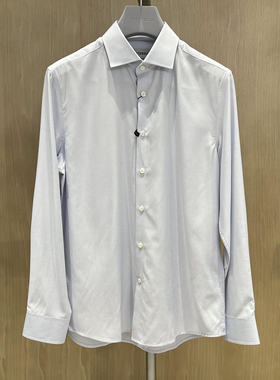 2024新款卡尔丹顿专柜春季正品男士长袖衬衫衬衣 KEAS13514SAN2