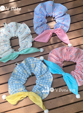 自制宠物口水巾围兜款猫咪大肠圈蝴蝶结中小型犬狗狗拍照装饰围脖