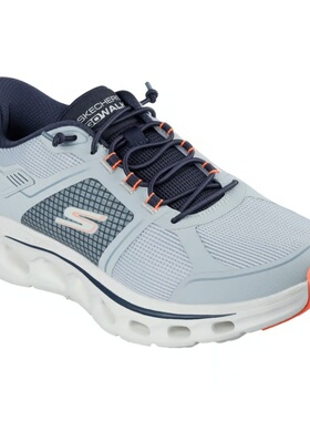 代购skechers斯凯奇男鞋夏季厚底系带轻便百搭运动跑步鞋216663