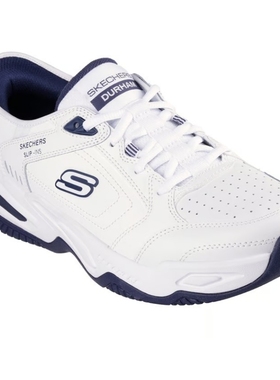 美国进口代购斯凯奇男鞋秋季厚底系带轻便皮质运动跑步鞋232444