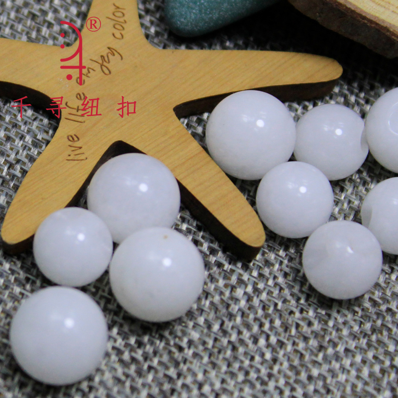 天然汉白玉偏孔圆珠玉石扣子 高级定制宋锦真丝旗袍盘扣扣头珠扣|msdalam kategori rumah Fabrik, bahan-bahan jahitan DIY, alat dan produk siap, Aksesori jahit DIY/aksesori/aksesori, Button - dari Buy2taobao.com untuk memberikan perkhidmatan ejen Taobao profesional membeli
