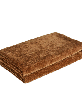 COL弗朗西斯割绒毯橙色软绵绵盖毯圣诞加厚保暖毛绒装饰毯