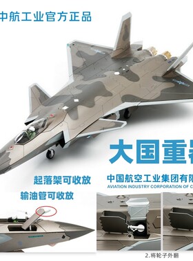 J20歼20S双座战斗歼击机模型