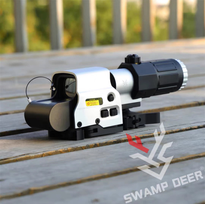 沼泽鹿金属全息红点558G33侧翻模型20MM快拆固定3倍放大模型弹弓