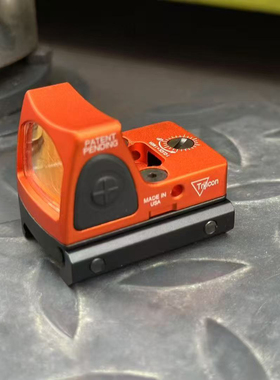 全金属全息镜瞄i准器高清虹膜红点rmr镀膜底板模型弹弓玩具器高透