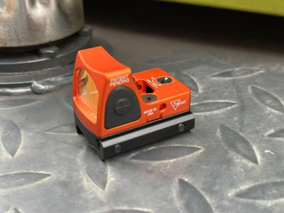 全金属全息镜瞄i准器高清虹膜红点rmr镀膜底板模型弹弓玩具器高透