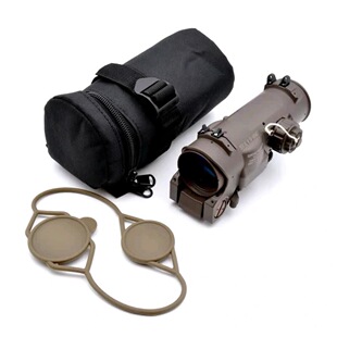 火车头瞄准镜1-4X高清抗震4倍镜广角大视野1000g抗震弹弓模型玩具