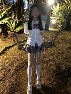 原创白桃香女百搭JK制服日系学院风收腰绑带短袖衬衫百褶短格裙子