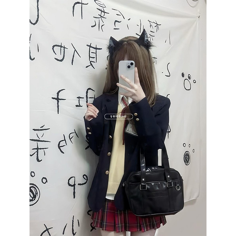 小辣椒JK格裙日系制服套装女原创针织背心正版毛衣百褶裙格裙外套,女装/女士精品,时尚套装,淘宝优惠券,粉丝福利购,淘宝优惠卷