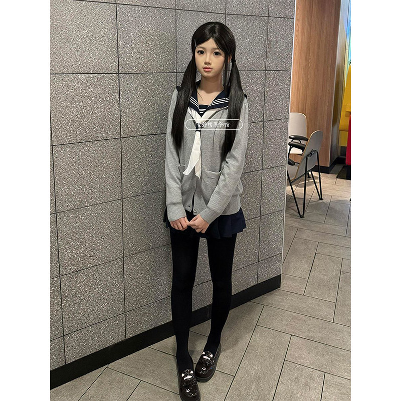 学院风秋冬JK制服穿搭白色套头针织衫水手服叠穿绀JK短裙一整套装,女装/女士精品,时尚套装,淘宝优惠券,粉丝福利购,淘宝优惠卷