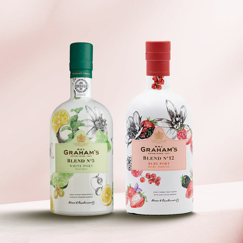 波特名庄Graham's 葡萄牙格兰姆5号12号白波特酒加强型葡萄酒甜酒