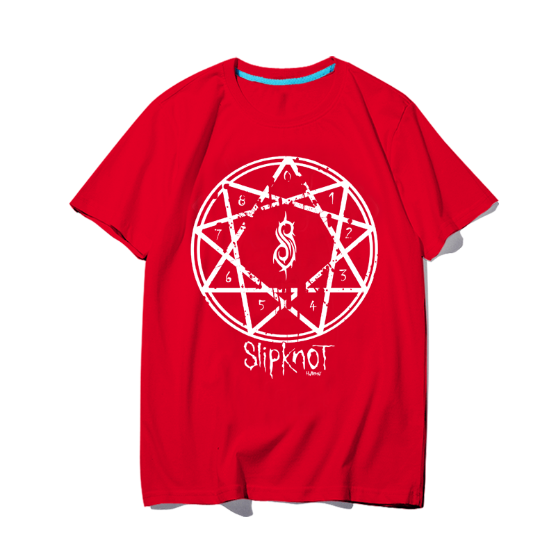 Футболка с короткими рукавами Slipknot Living Band Metal Rock Punk Vintage High Street Retro Loose для мужчин и женщин