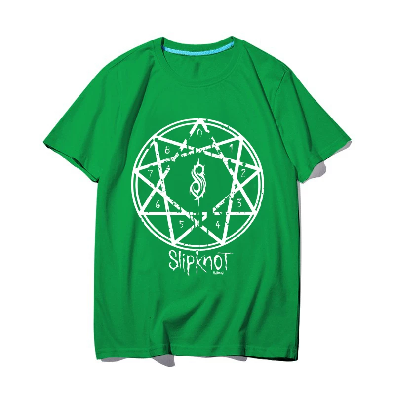 Футболка с короткими рукавами Slipknot Living Band Metal Rock Punk Vintage High Street Retro Loose для мужчин и женщин