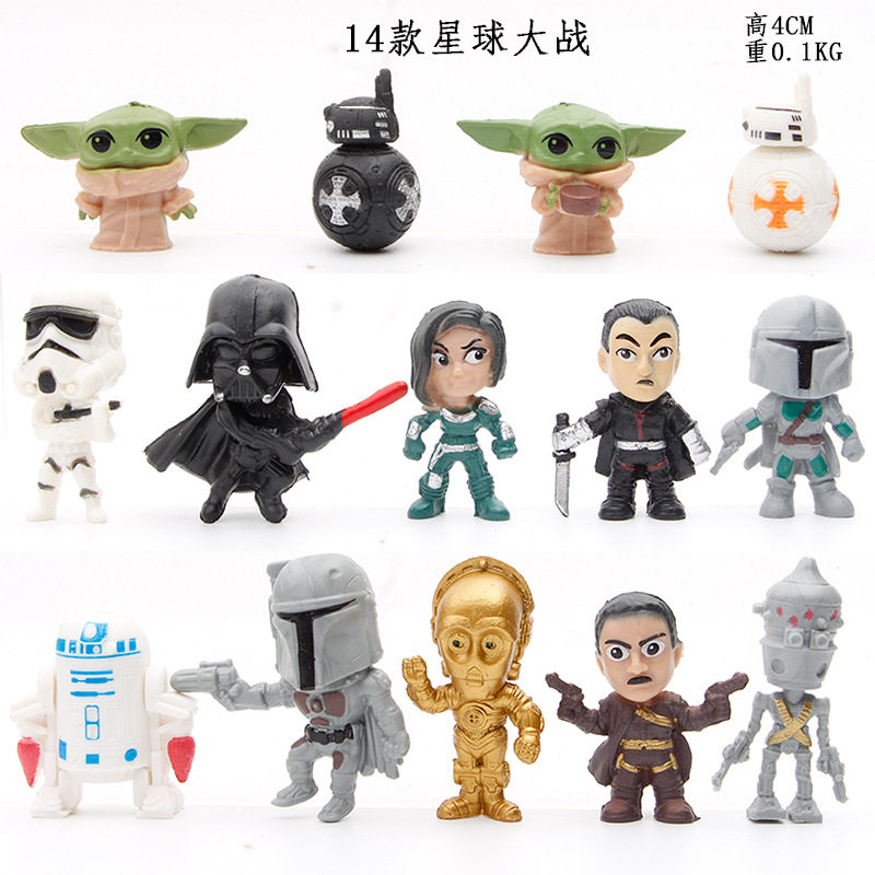 星球大战摆件公仔 星际天行者尤手办/手办景品