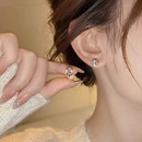 明星同款 金色珍珠耳钉女轻奢高级感气质大气耳环秋冬耳饰睡觉免摘